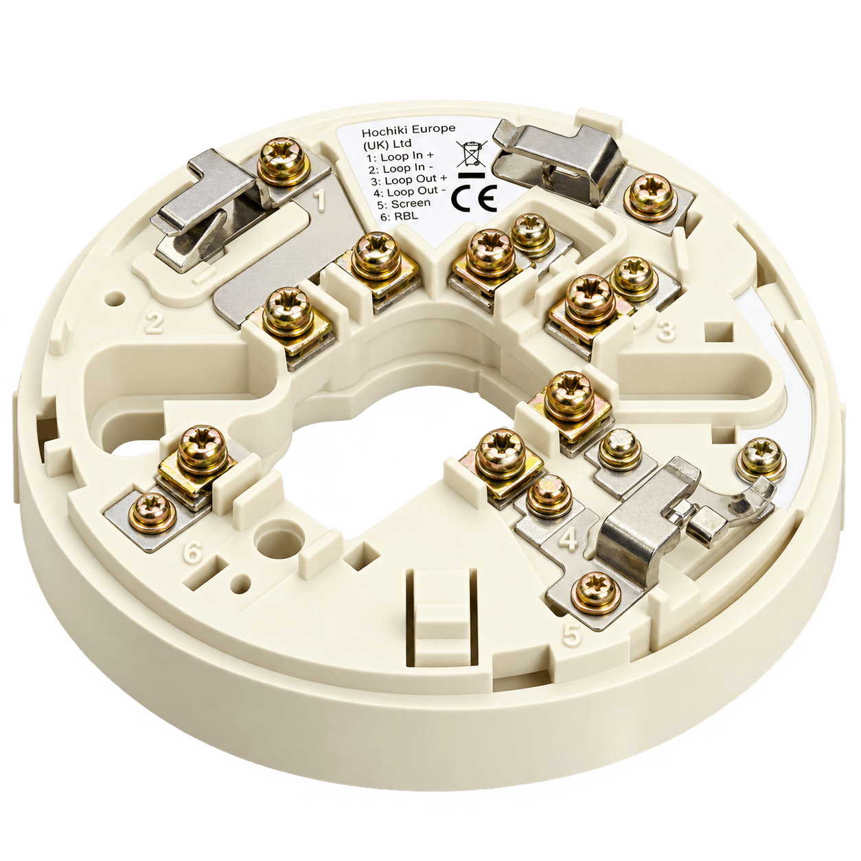 Hochiki YBO-R6PA Conventional 2-Wire Base Ivory