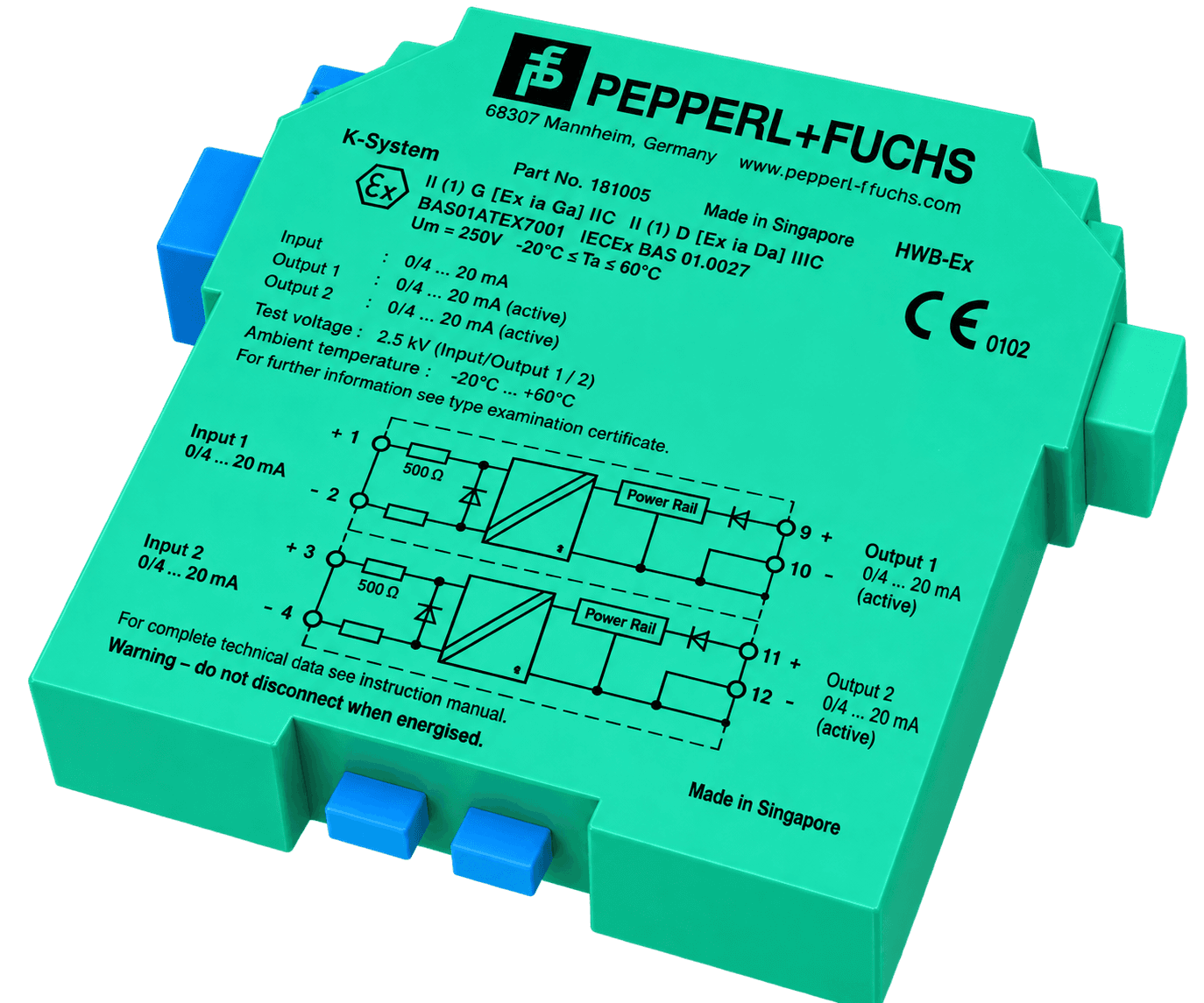 Hochiki Z787 Shunt Diode Safety Barrier